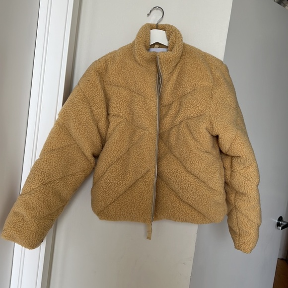 NWOT Revolve EAVES Izzy Jacket in Beige | Size Small - Picture 5 of 9